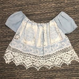 Off the shoulder top